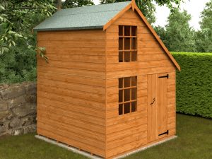 Funplay4U 6×6 Club House Wooden Playhouse