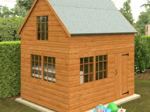 Funplay4U 8x6 Country Cottage Wooden Playhouse