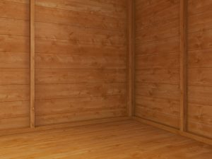 Framing Inside the Funplay4U 8x6 Country Cottage Wooden Playhouse