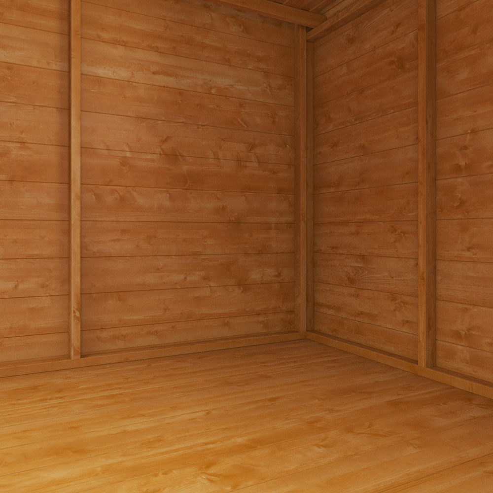 Framing Inside the Funplay4U 8x6 Country Cottage Wooden Playhouse