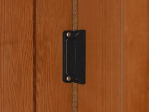 The Magnetic Catch On The Wooden Framing Inside The 6x8 Club Garage Wooden Playhouse