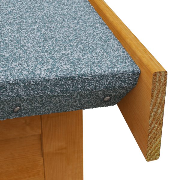 The Nailed Felt On The Wooden Playhouse
