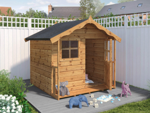 4x4 snug wooden playhouse