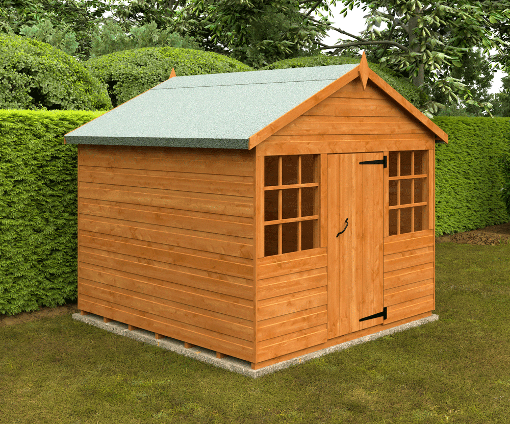 Funplay4U 6x6 Wooden Wendyhouse with Shiplap cladding