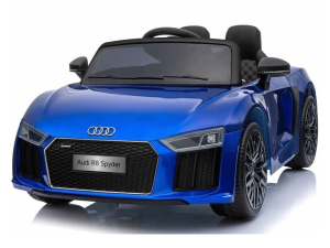 Front of the blue AUDI R8 Kids Electric Ride on Car