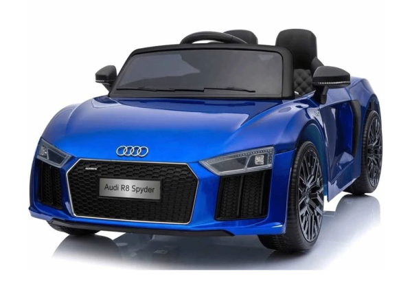 Front of the blue AUDI R8 Kids Electric Ride on Car