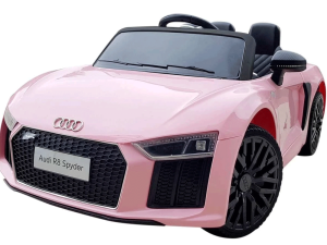 Front of the pink AUDI R8 Kids Electric Ride on Car