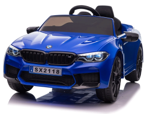 BMW M5 Kids Electric Ride on Car In Blue