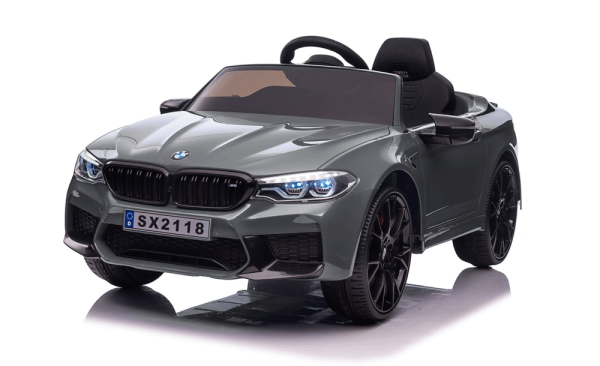 The BMW M5 Kids Electric Ride on Car In Silver