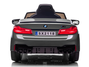 Back of the BMW M5 Kids Electric Ride on Car In Silver