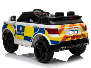 Police 4×4 SUV 12v Kids Electric Ride on Car Back View