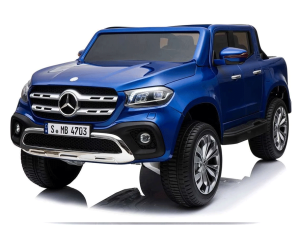 Blue Mercedes 2 Seater 24V Kids Ride On Car