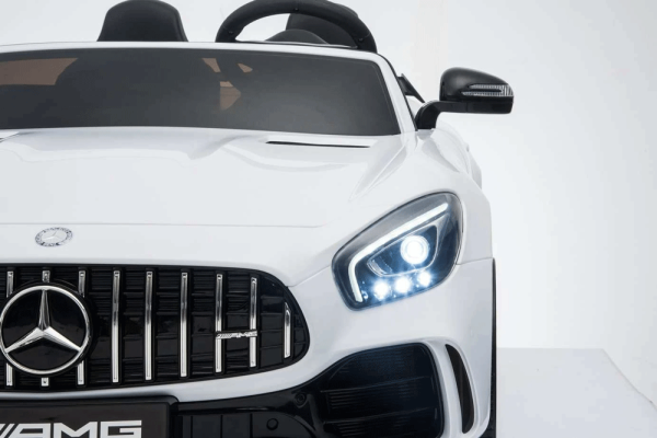 Lights on the Mercedes GT 24V Kids Electric Ride On Car