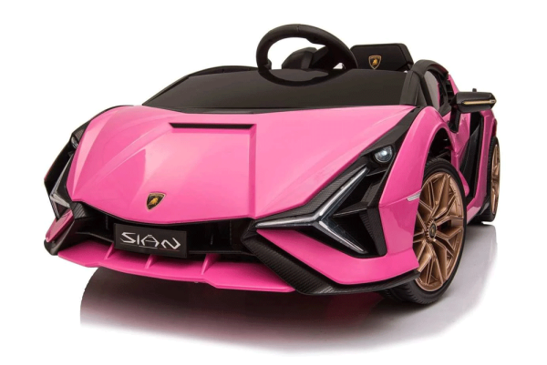 Pink Lamborghini Sian 12v Kids Ride on Car