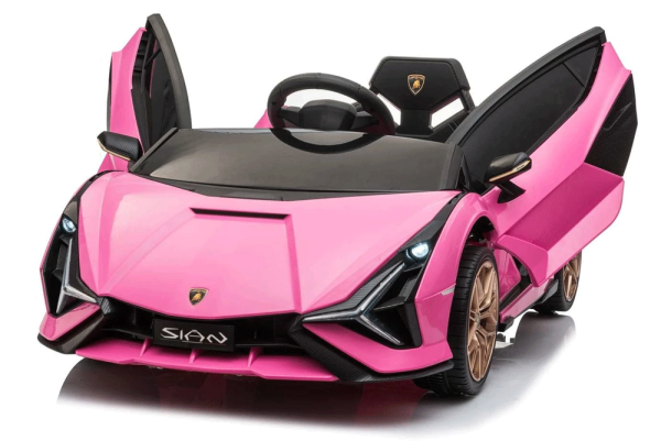 Green Lamborghini Sian 12v Kids Ride on Car - Image 7