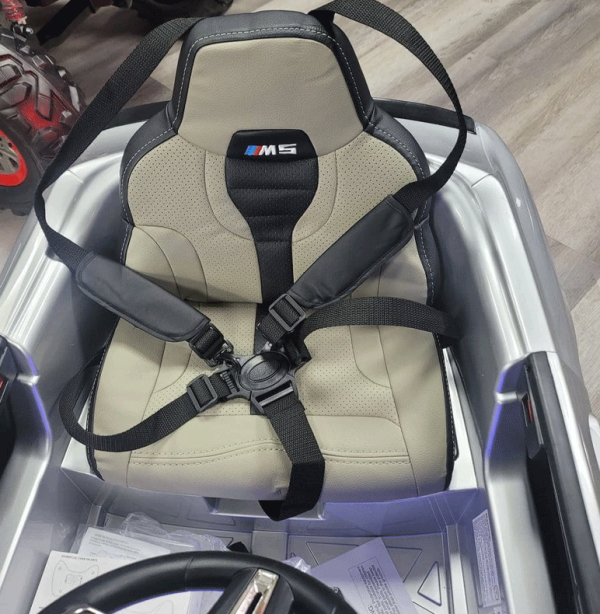 Seat Belt On The BMW M5 Electric Ride on Car