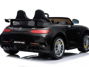 Back side of the Black Mercedes GT 24V Kids Electric Ride On Car