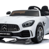 White Mercedes GT 24V Kids Electric Ride On Car