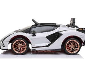 The side of the Lamborghini Sian 12v Kids Electric Ride on Car