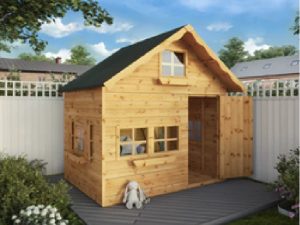 Funplay4U 7x5 Double Storey Swiss Cottage Playhouse